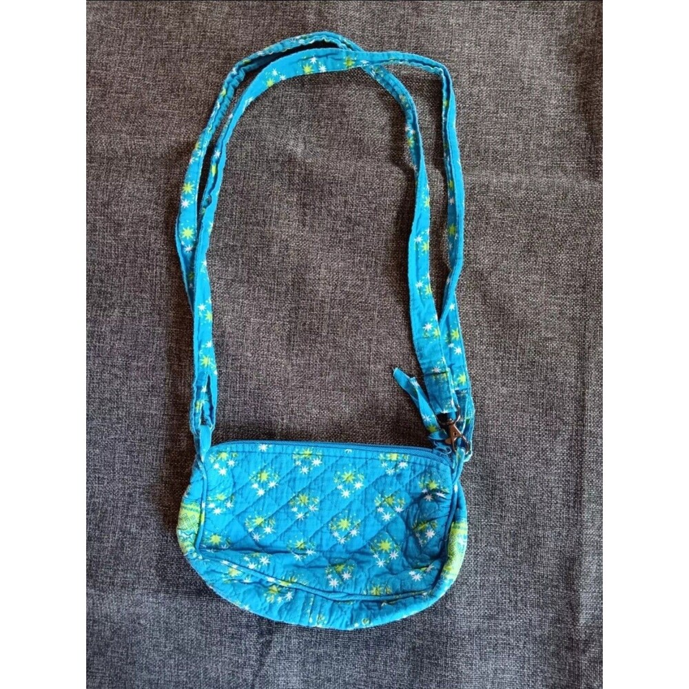 Purse New Womans Girls Teens Aqua Blue Quilted tote bag Over Shoulder Cross Body